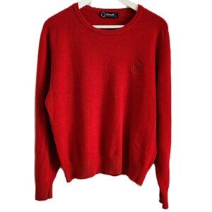 Façonnable red Scottish lambswool sweater